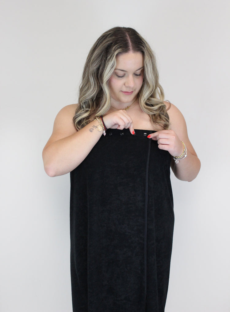 901S - Terrycloth Body Wrap with Snap Button (7367081951418)