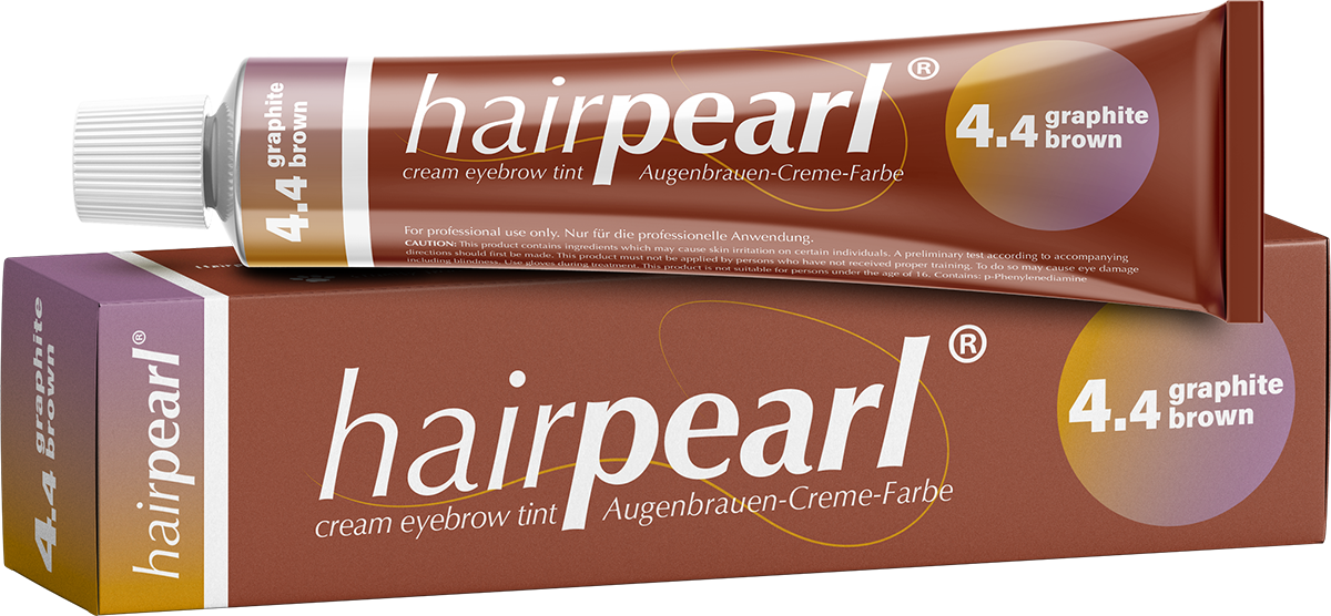 Hairpearl Eyelash & Eyebrow Tint - Graphite Brown (6579518636218)
