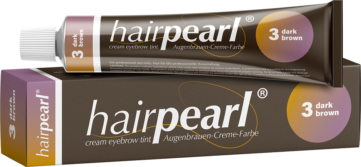 Hairpearl Eyelash & Eyebrow Tint - Dark Brown (6579499598010)