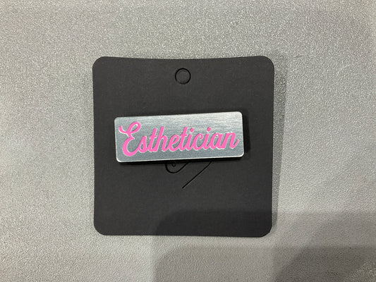 Esthetician Pink Pin (8139214880954)