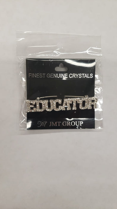 EDUCATOR Crystal pin (7351499784378)