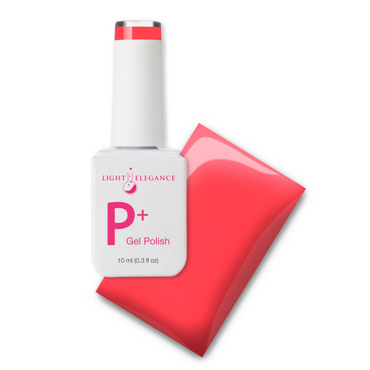 Light Elegance P+ Soak Off Color Gel - Counting Coral Sheep :: New Packaging - Creata Beauty - Professional Beauty Products