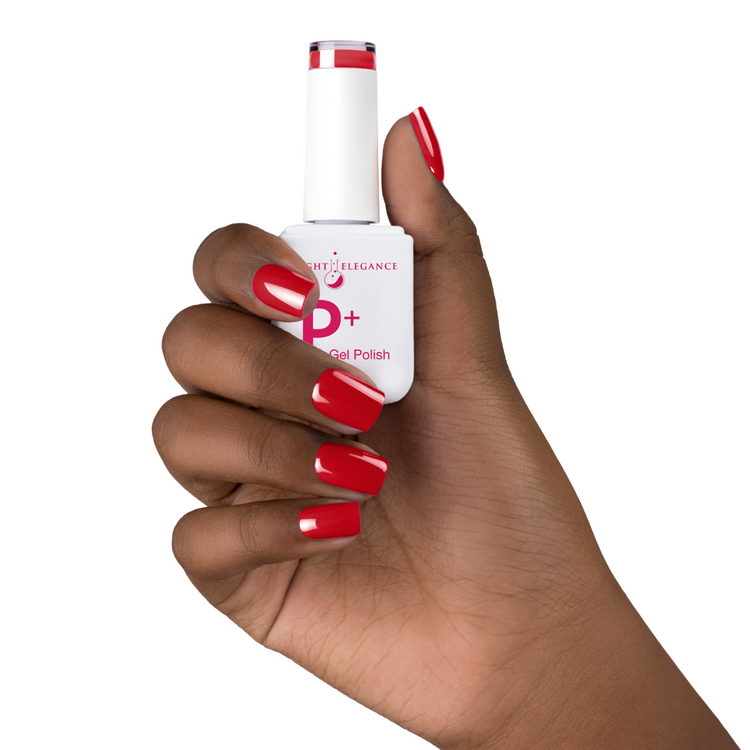 Light Elegance P+ Soak Off Color Gel - Red Rover :: New Packaging - Creata Beauty - Professional Beauty Products