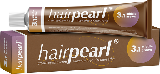 Hairpearl Eyelash & Eyebrow Tint - Middle Brown (6579496845498)