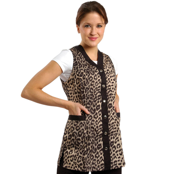 Sleeveless Slim Fit Nylon Smock #910 (6568542109882)